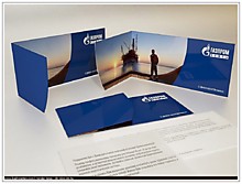 Поздравительная открытка с Логотипом компании